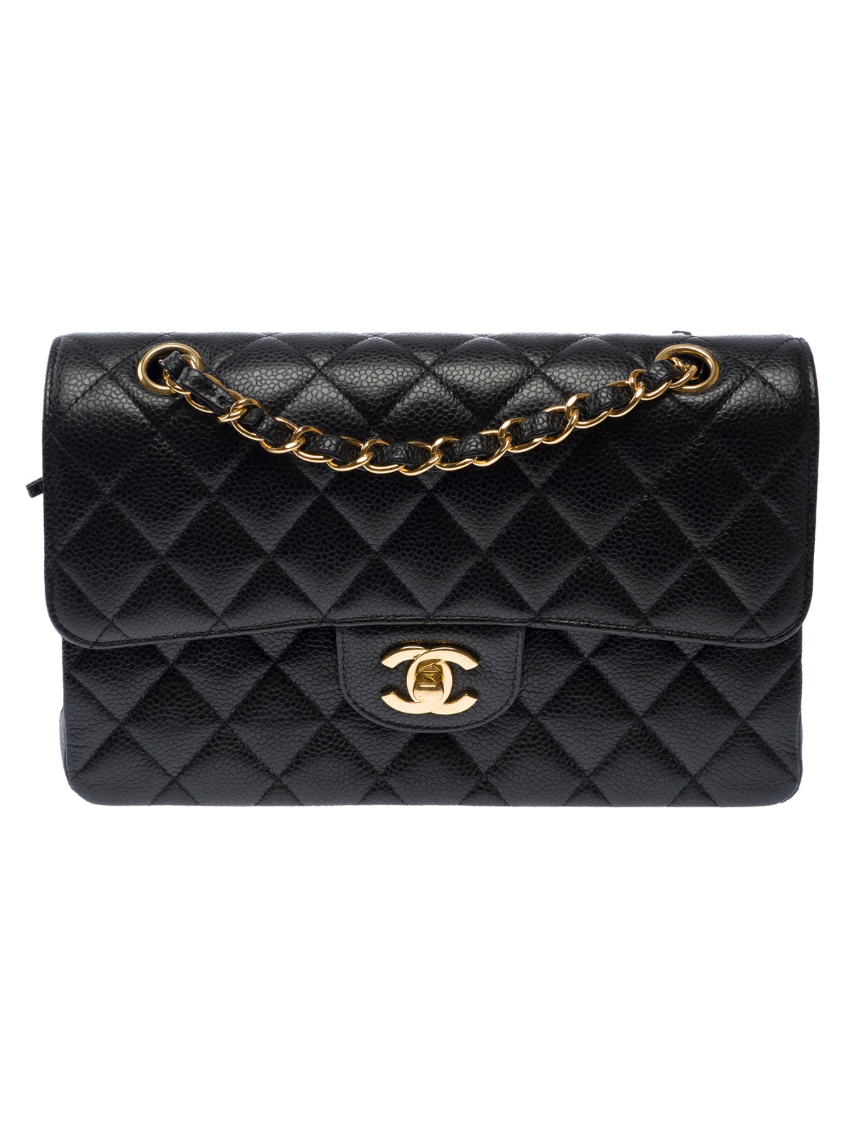 Sac CHANEL Timeless/Classique en Cuir Noir - 104006