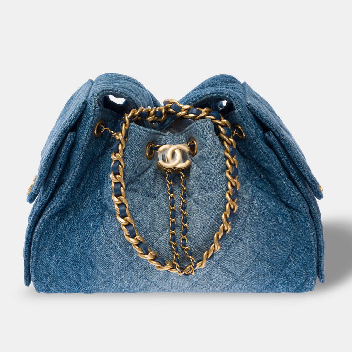 Sac CHANEL en Denim Bleu - 104009