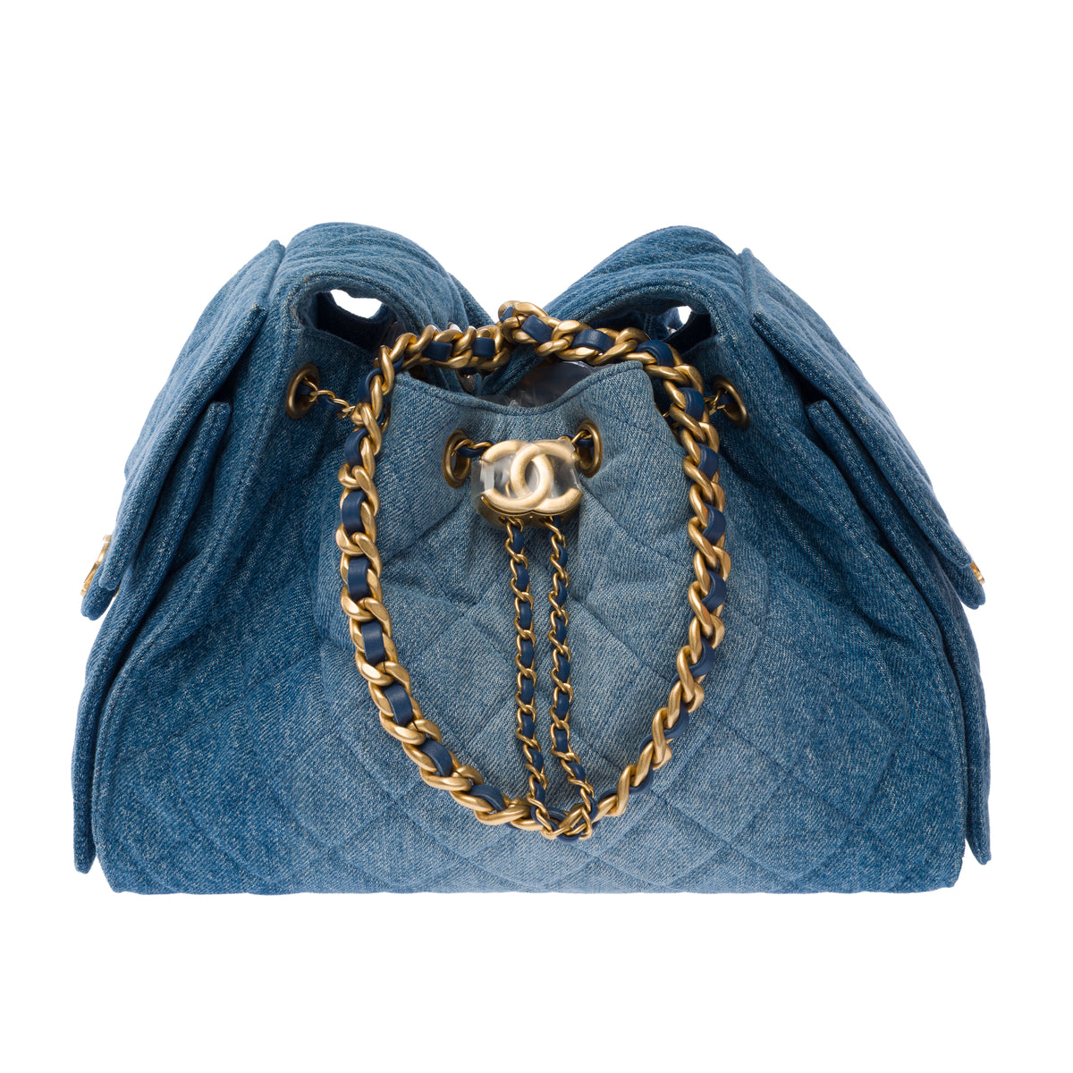 Sac CHANEL en Denim Bleu - 104009
