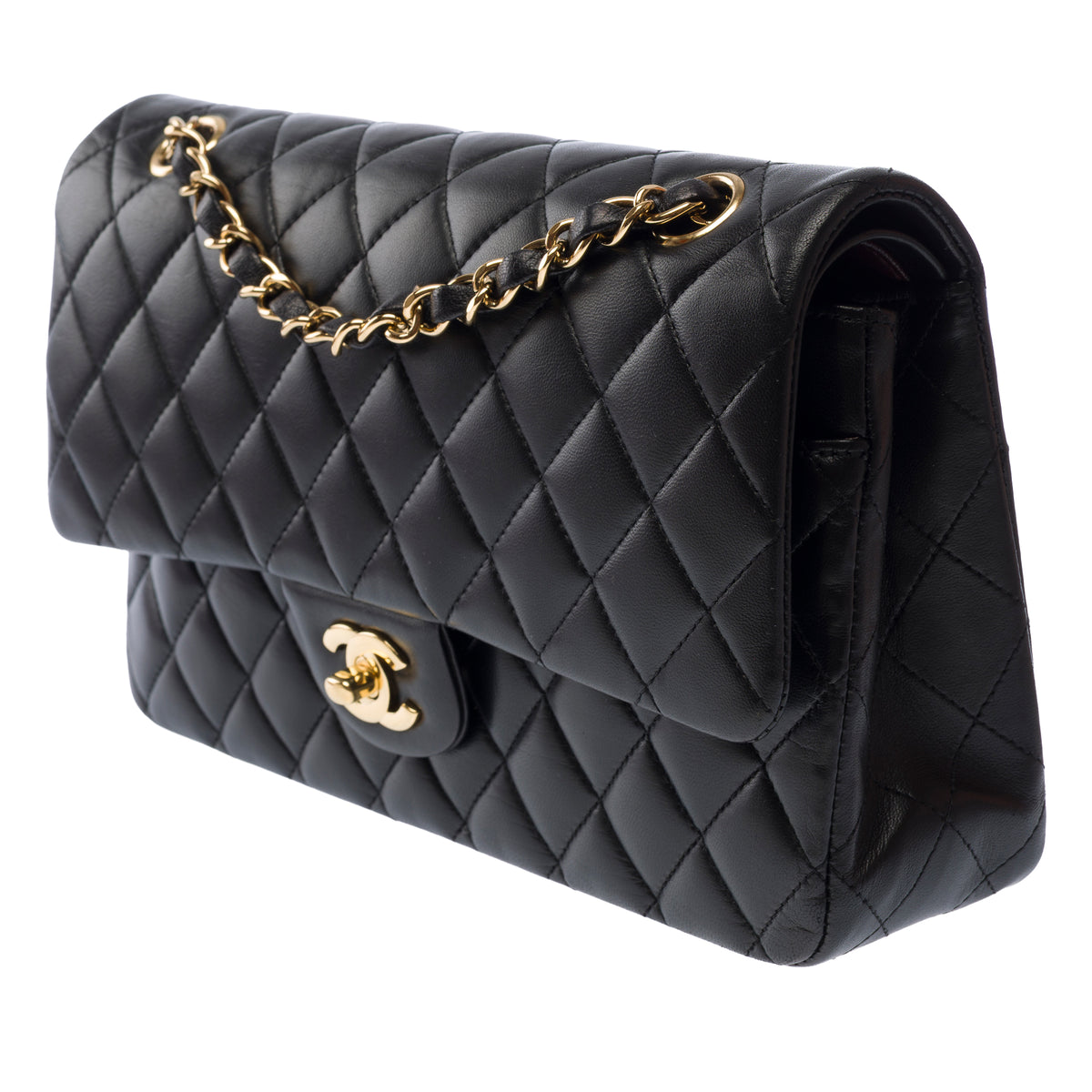 Sac CHANEL Timeless/Classique en Cuir Noir - 104011