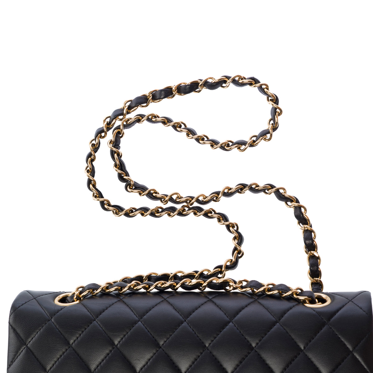 Sac CHANEL Timeless/Classique en Cuir Noir - 104011