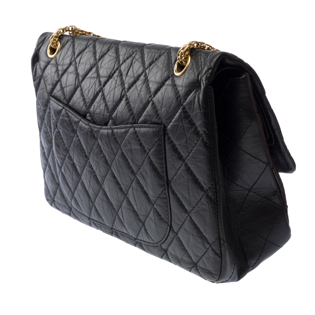 Sac CHANEL 2.55 en Cuir Noir - 104014