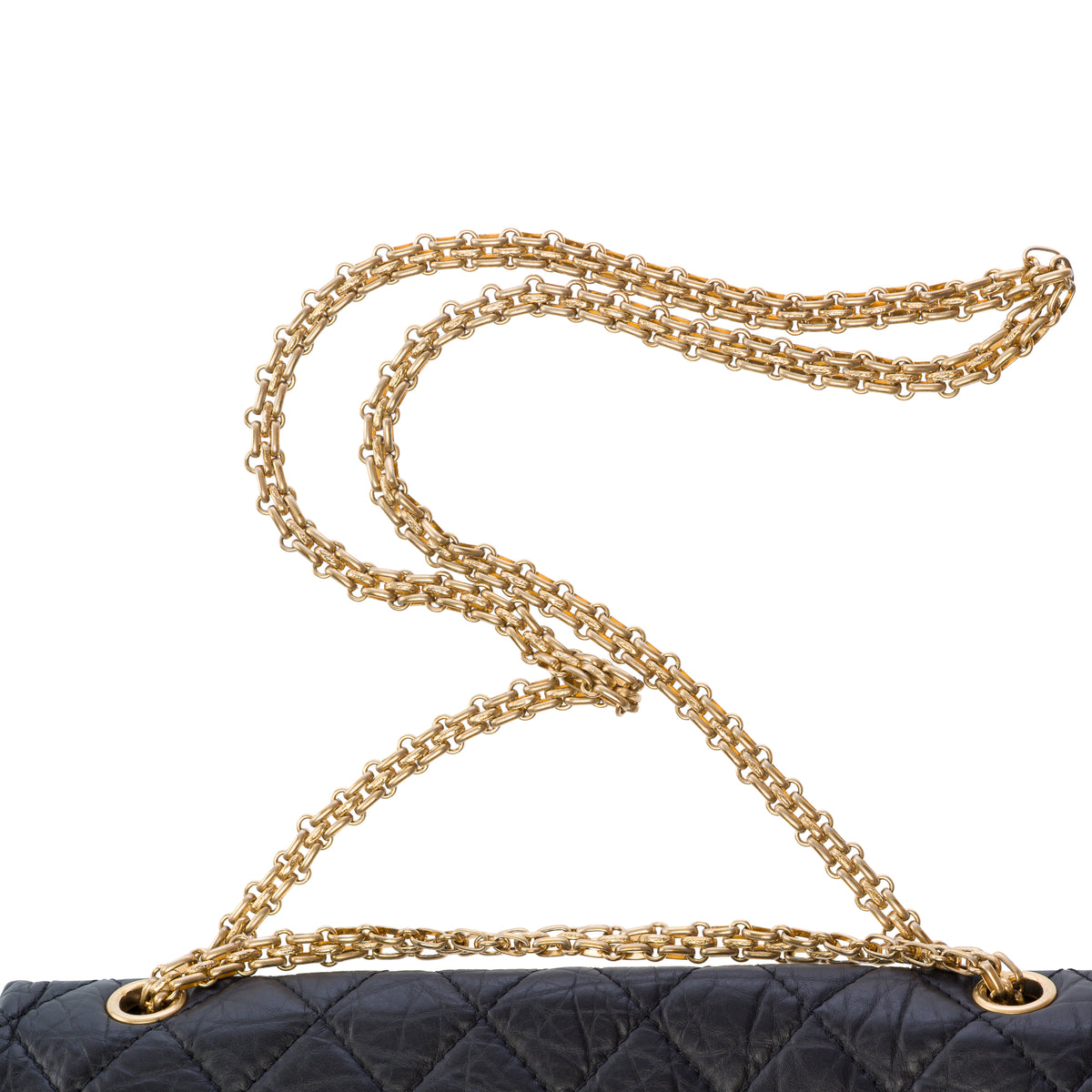 Sac CHANEL 2.55 en Cuir Noir - 104014