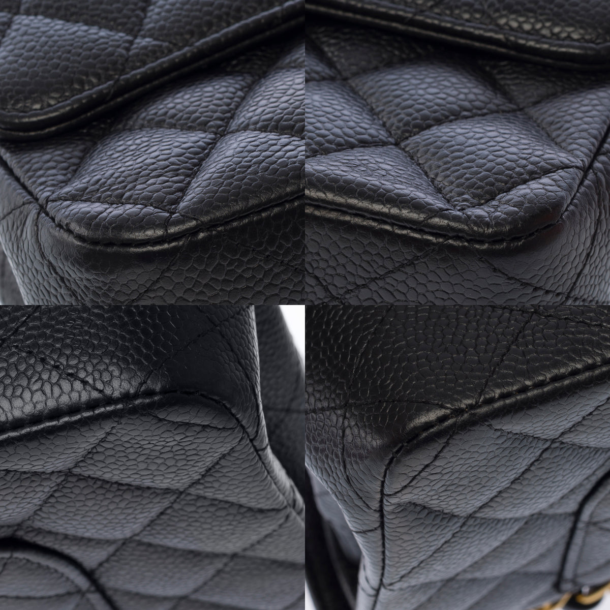Sac CHANEL Timeless/Classique en Cuir Noir - 104012