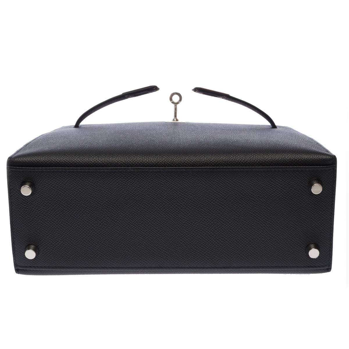 Sac HERMES Kelly 25 en Cuir Noir - 104019