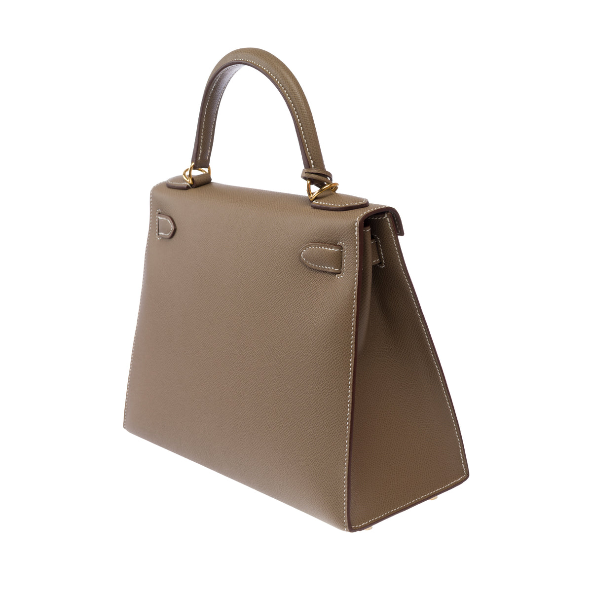 Sac HERMES Kelly 28 en Cuir Étoupe - 104032