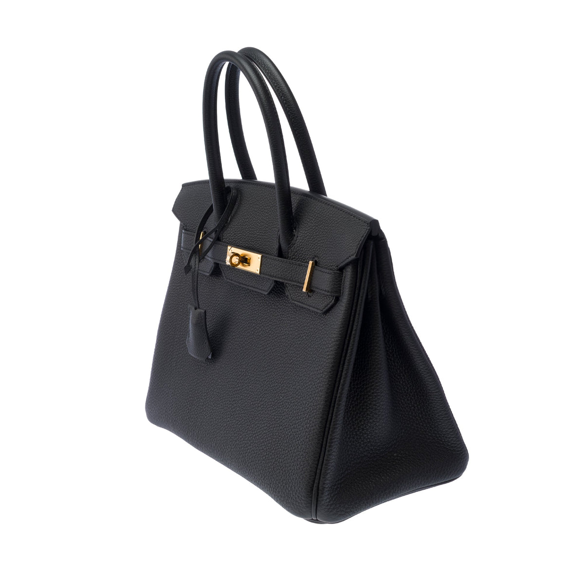 Sac HERMES Birkin 30 en Cuir Noir - 104040