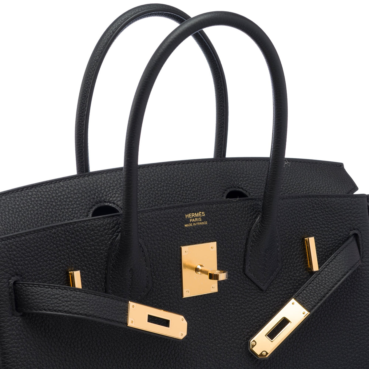Sac HERMES Birkin 30 en Cuir Noir - 104040