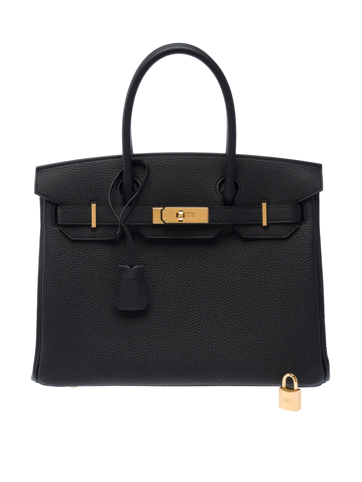 Sac HERMES Birkin 30 en Cuir Noir - 104040