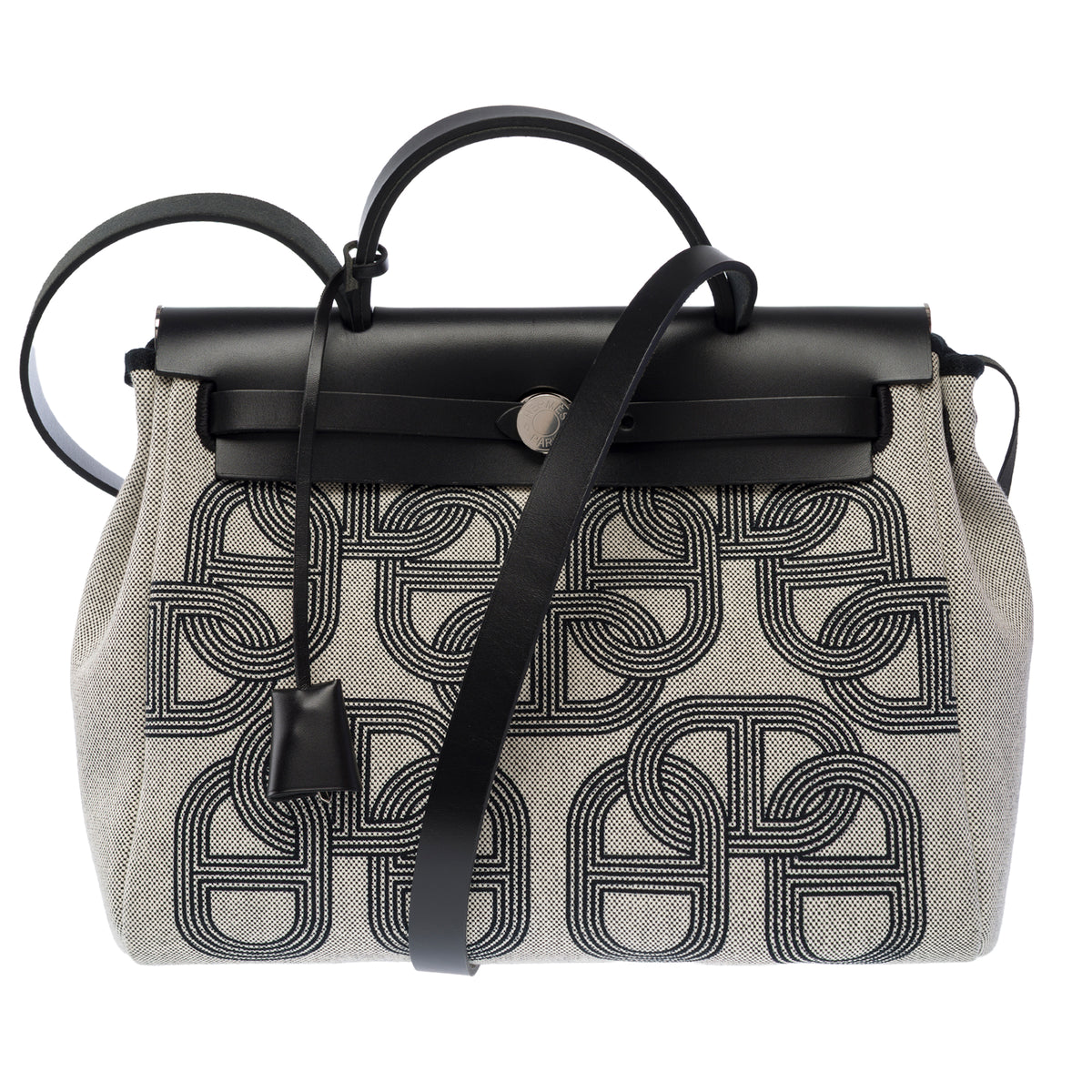 Sac HERMES Herbag en Toile Gris - 104027