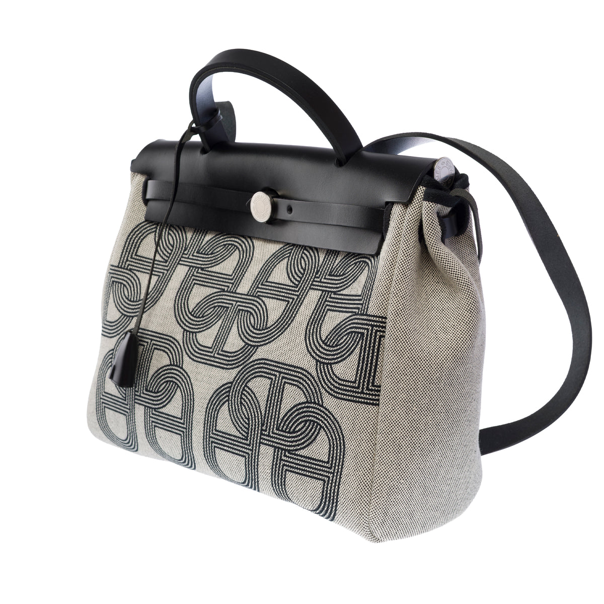Sac HERMES Herbag en Toile Gris - 104027
