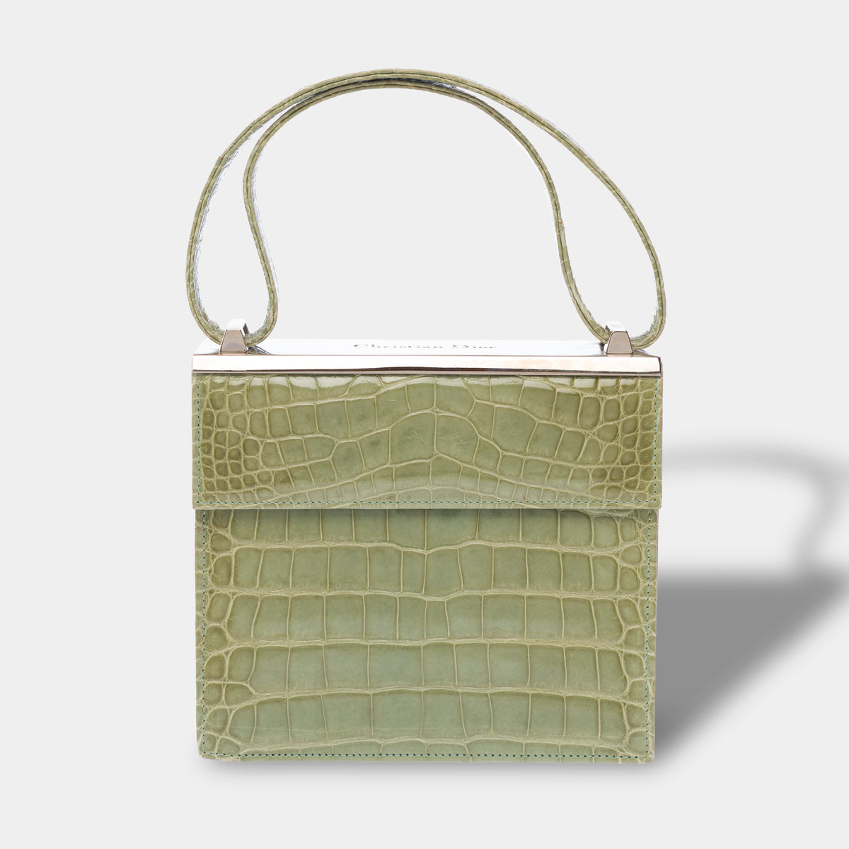 Sac DIOR en Cuirs exotiques Vert - 104029