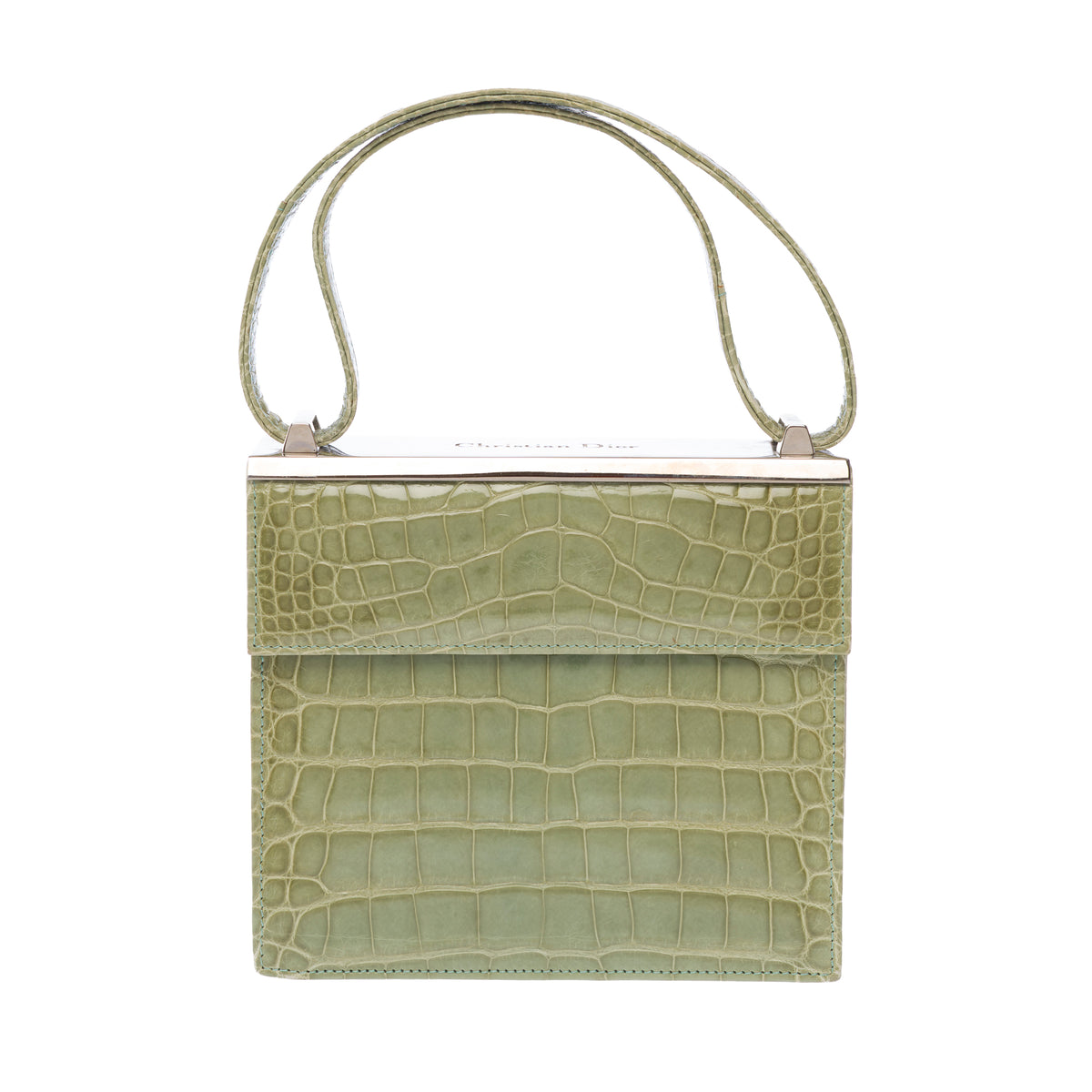 Sac DIOR en Cuirs exotiques Vert - 104029
