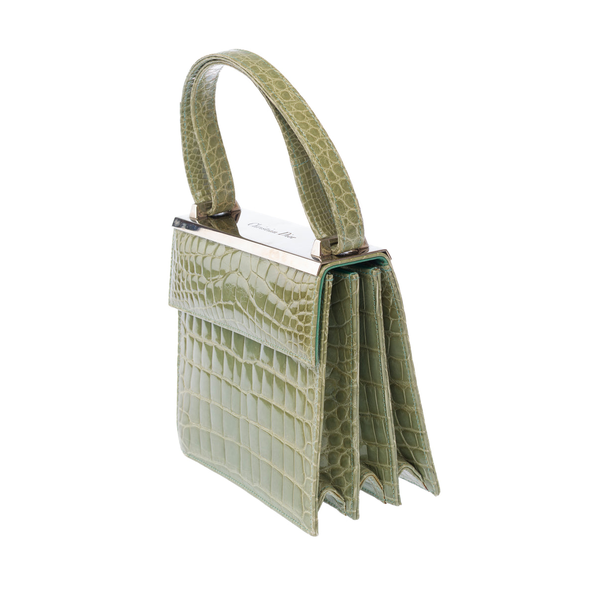 Sac DIOR en Cuirs exotiques Vert - 104029
