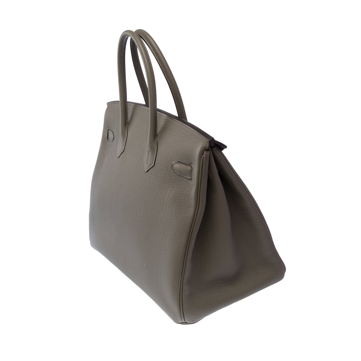 Sac HERMES Birkin 35 en Cuir Gris - 104033