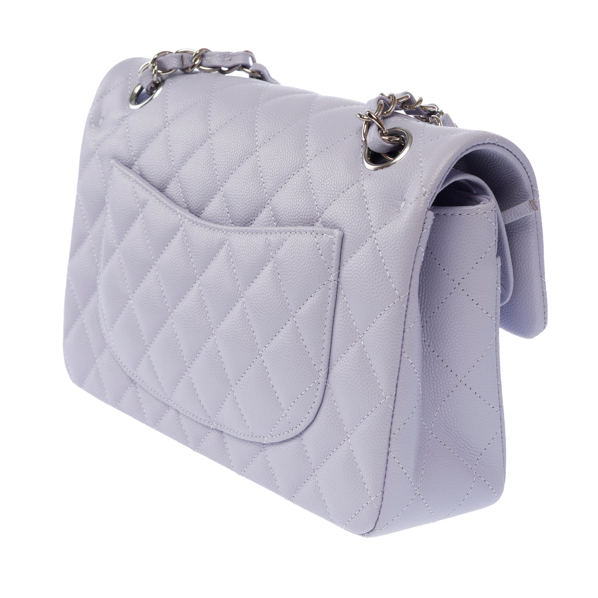 Sac CHANEL Timeless/Classique en Cuir Bleu - 104035