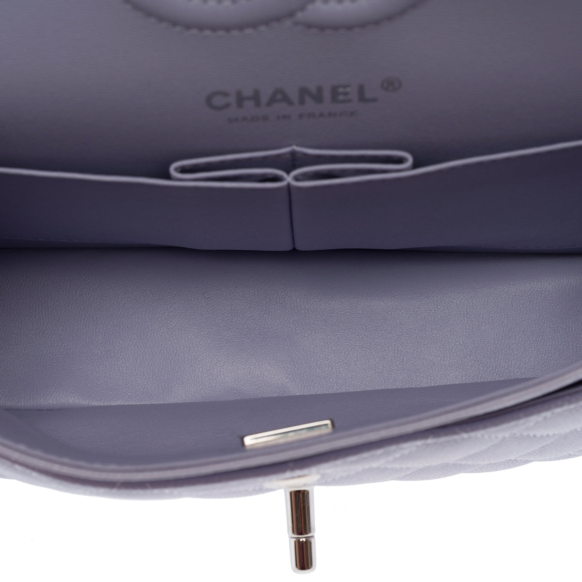 Sac CHANEL Timeless/Classique en Cuir Bleu - 104035