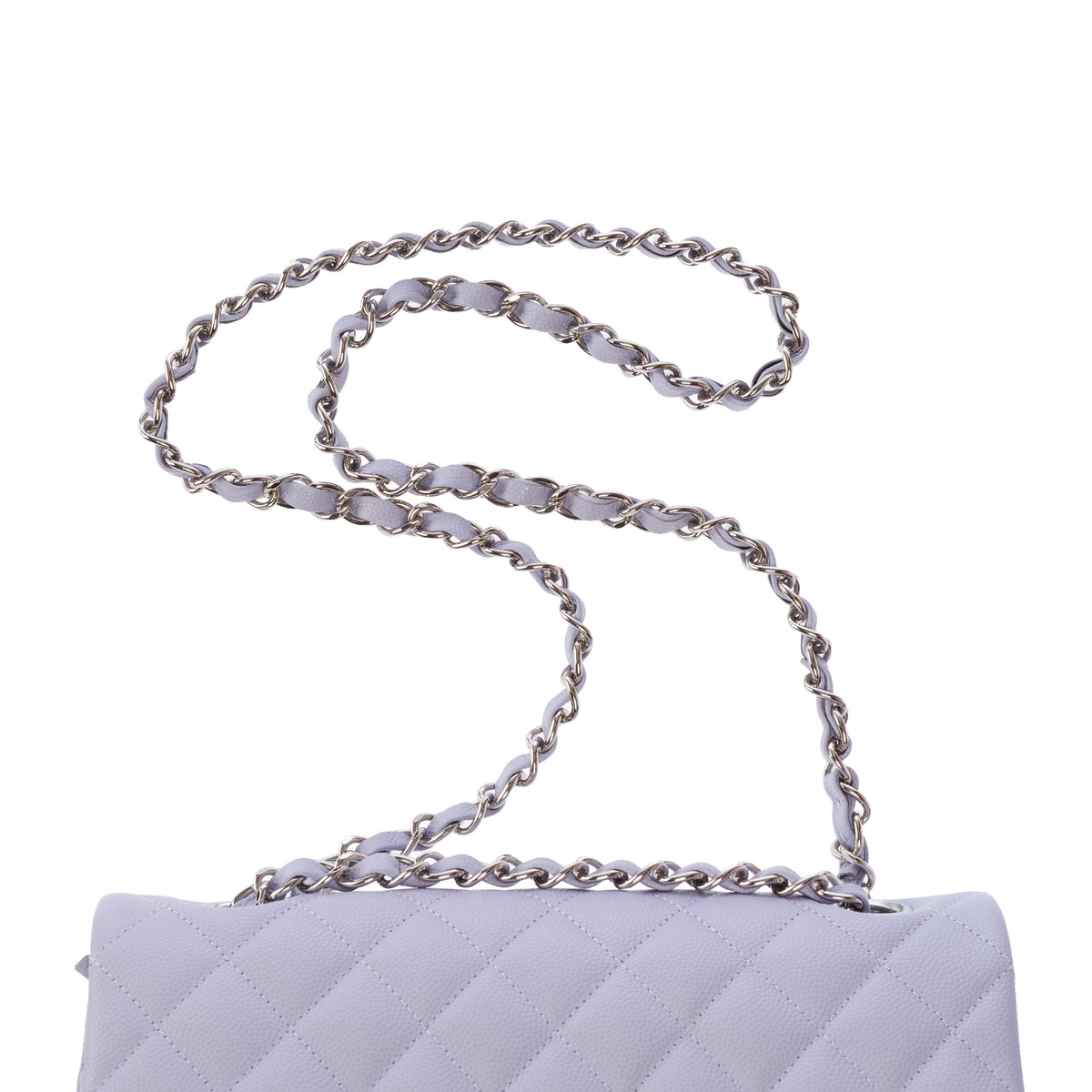 Sac CHANEL Timeless/Classique en Cuir Bleu - 104035