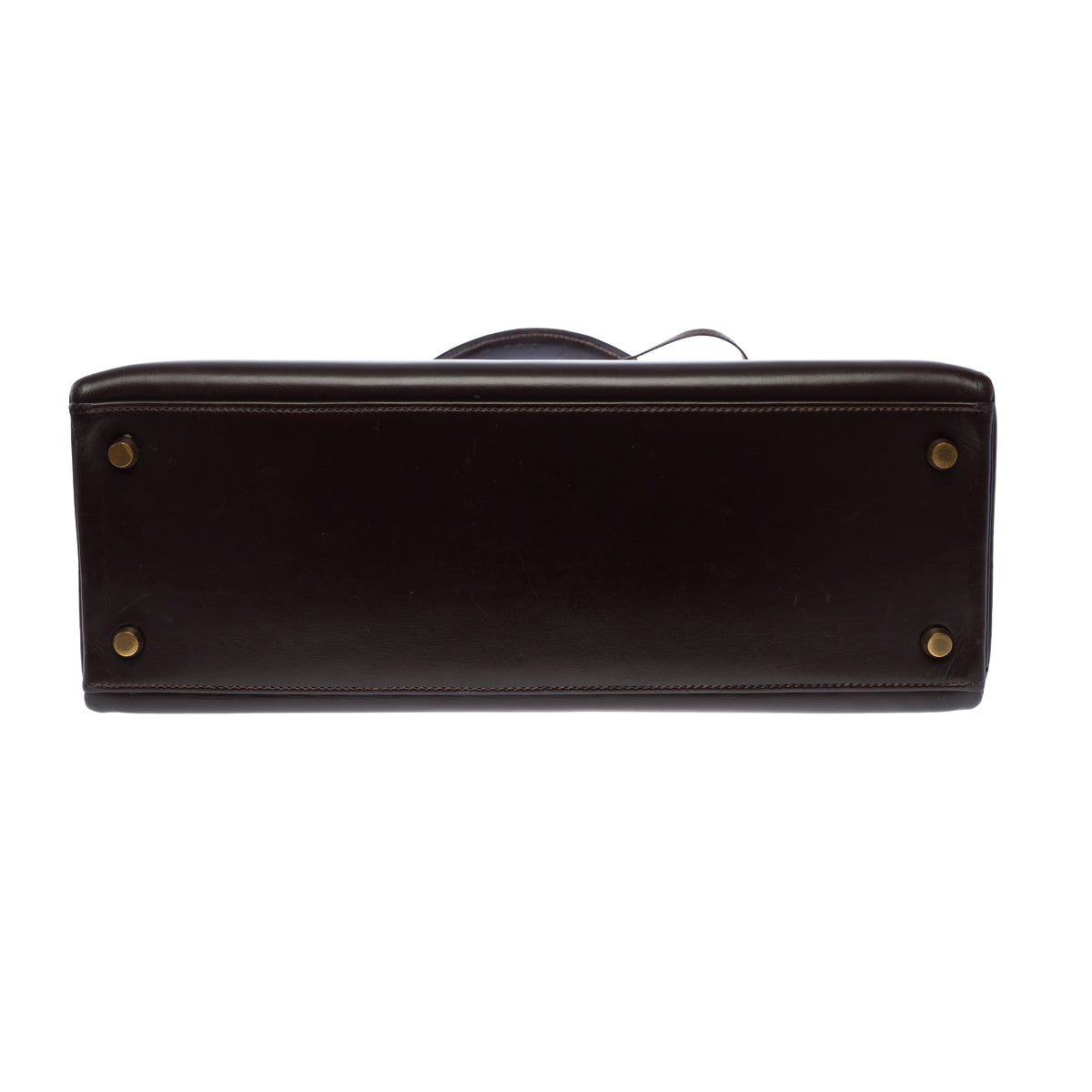 Sac HERMES Kelly 32 en Cuir Marron - 104021