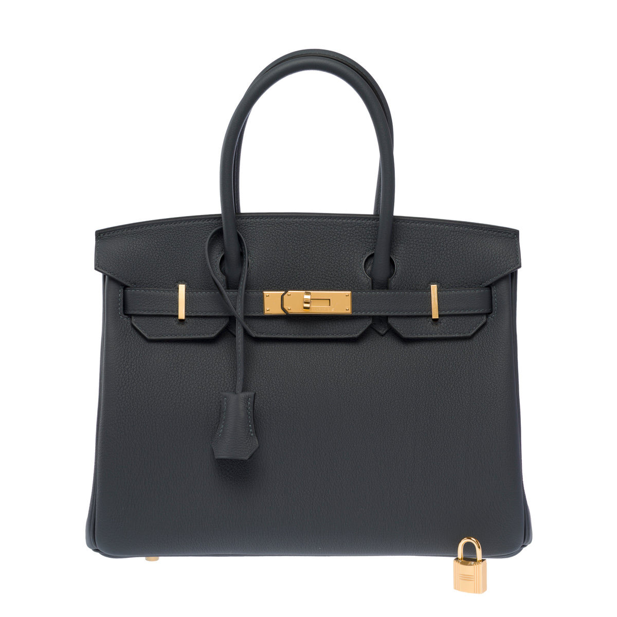 Sac HERMES Birkin 30 en Cuir Gris - 104034