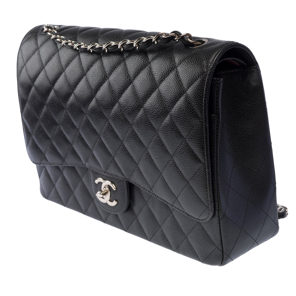 Sac CHANEL Timeless/Classique en Cuir Noir - 104036
