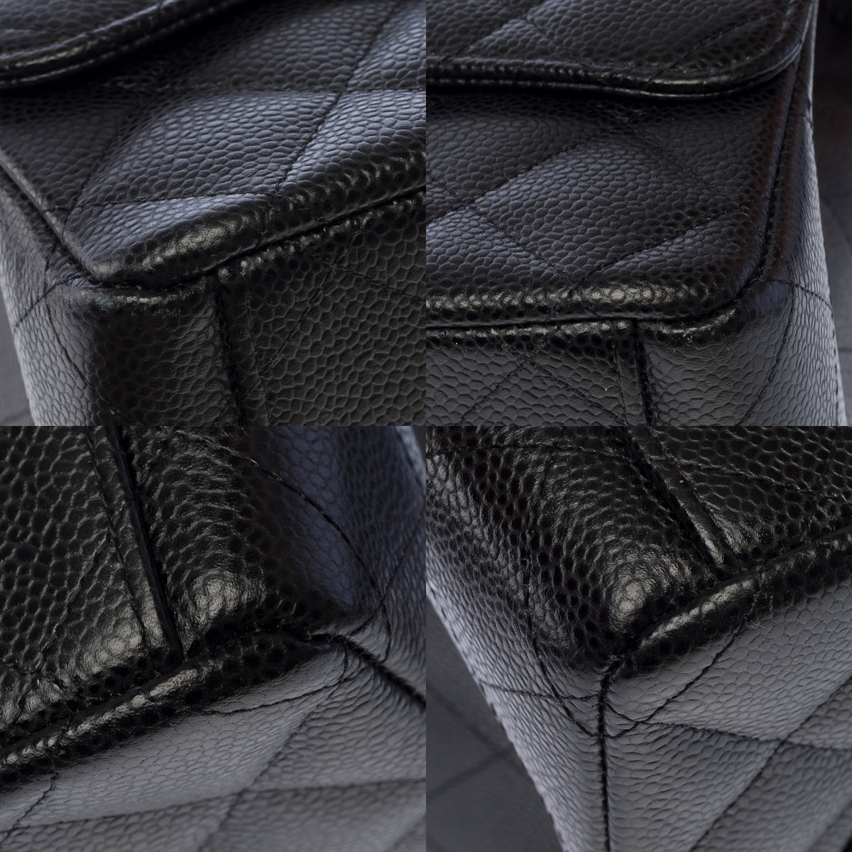 Sac CHANEL Timeless/Classique en Cuir Noir - 104036