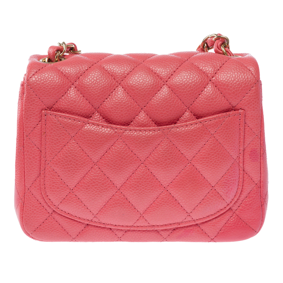 Sac CHANEL Timeless/Classique en Cuir Rose - 104023