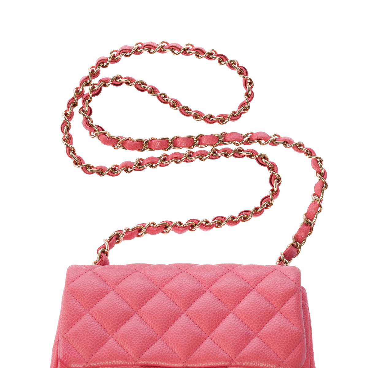 Sac CHANEL Timeless/Classique en Cuir Rose - 104023