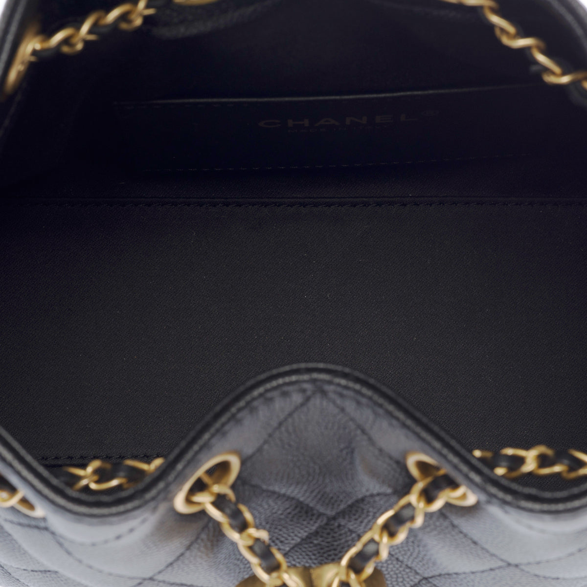 Sac CHANEL en Cuir Noir - 104025