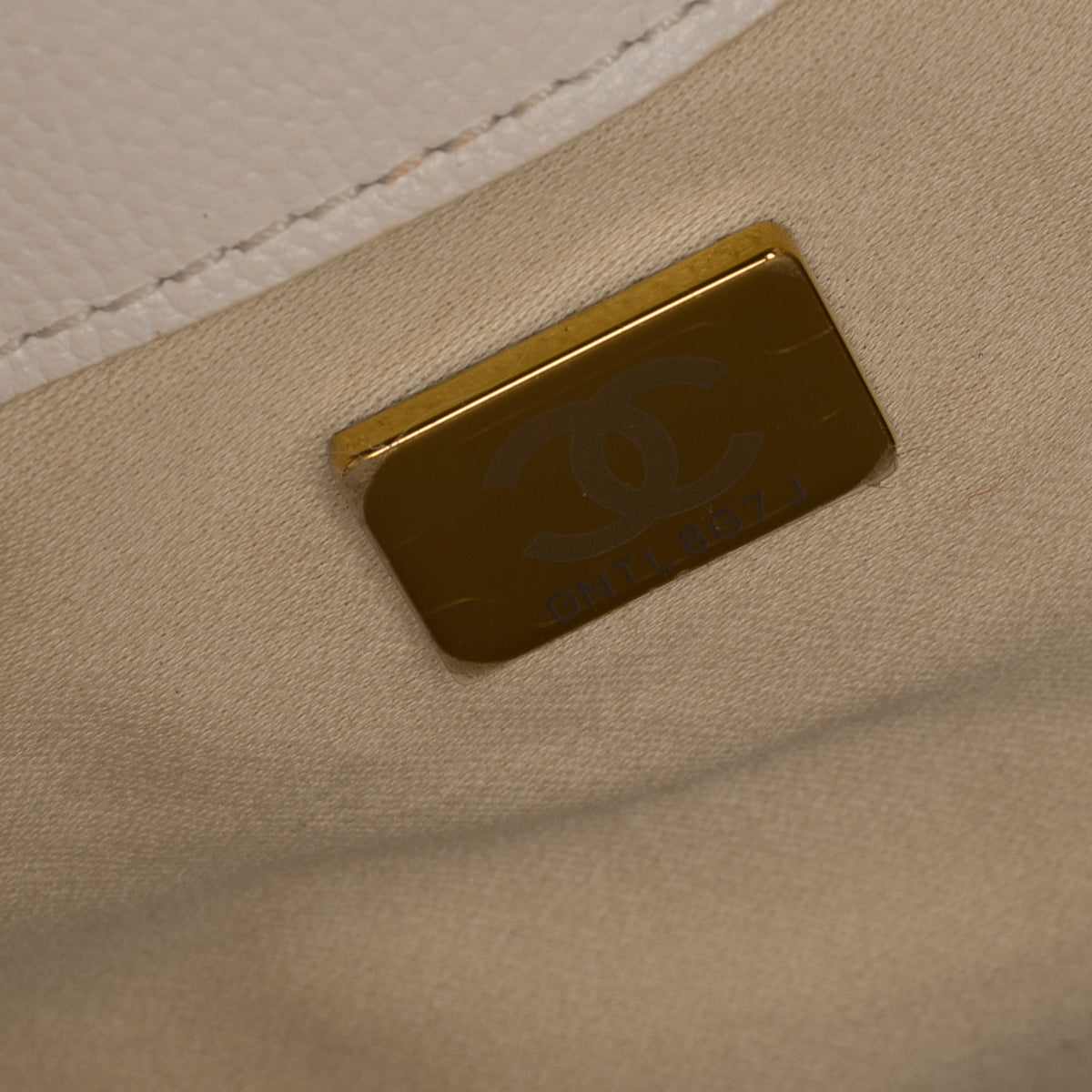 Sac CHANEL en Cuir Blanc - 104026