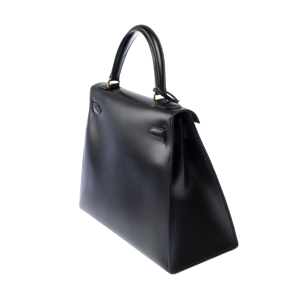 Sac HERMES Kelly 28 en Cuir Noir - 104042