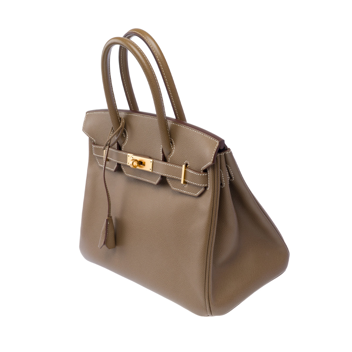 Sac HERMES Birkin 30 en Cuir Étoupe - 104052