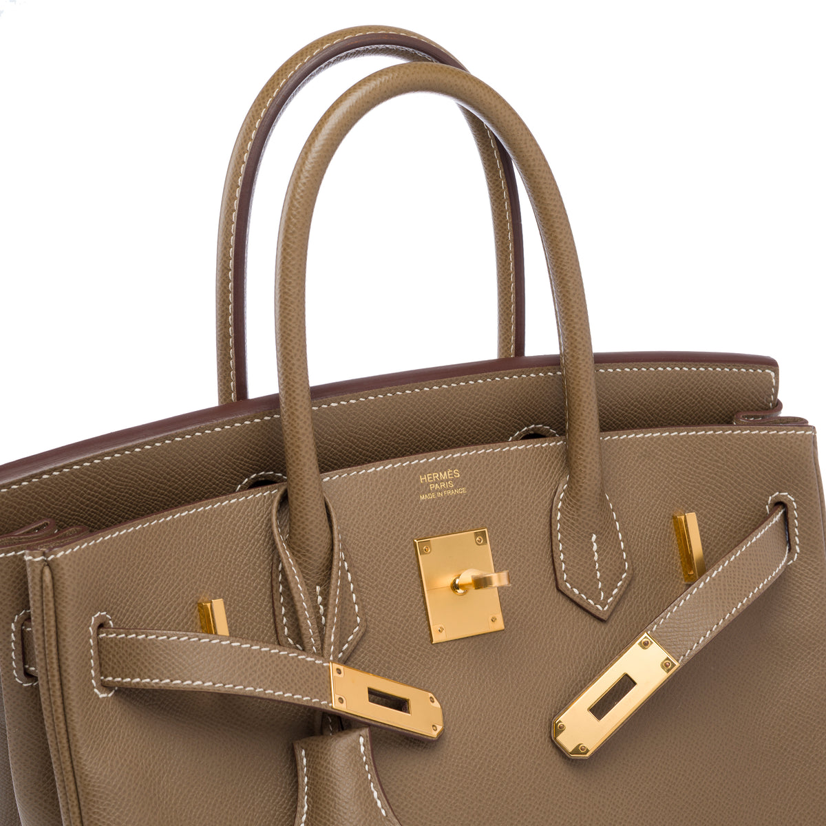 Sac HERMES Birkin 30 en Cuir Étoupe - 104052