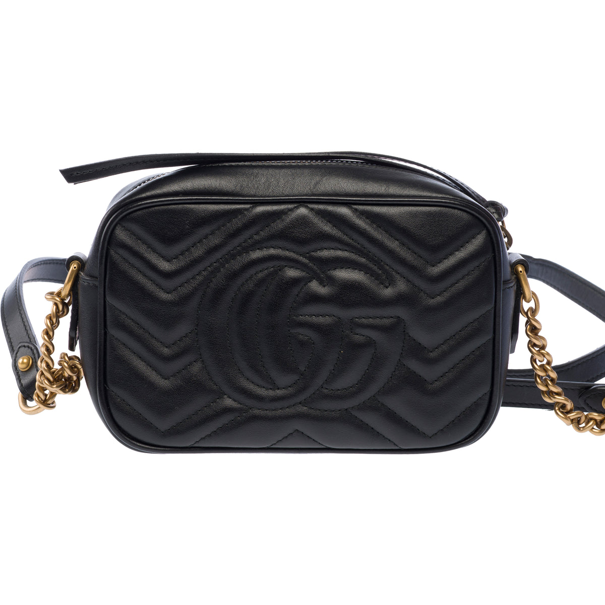 Sac GUCCI Marmont en Cuir Noir - 104055