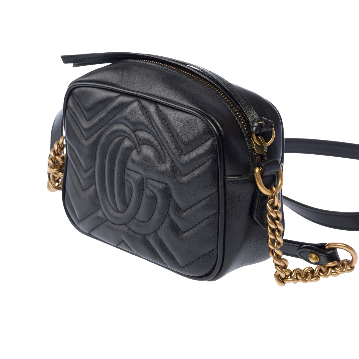 Sac GUCCI Marmont en Cuir Noir - 104055