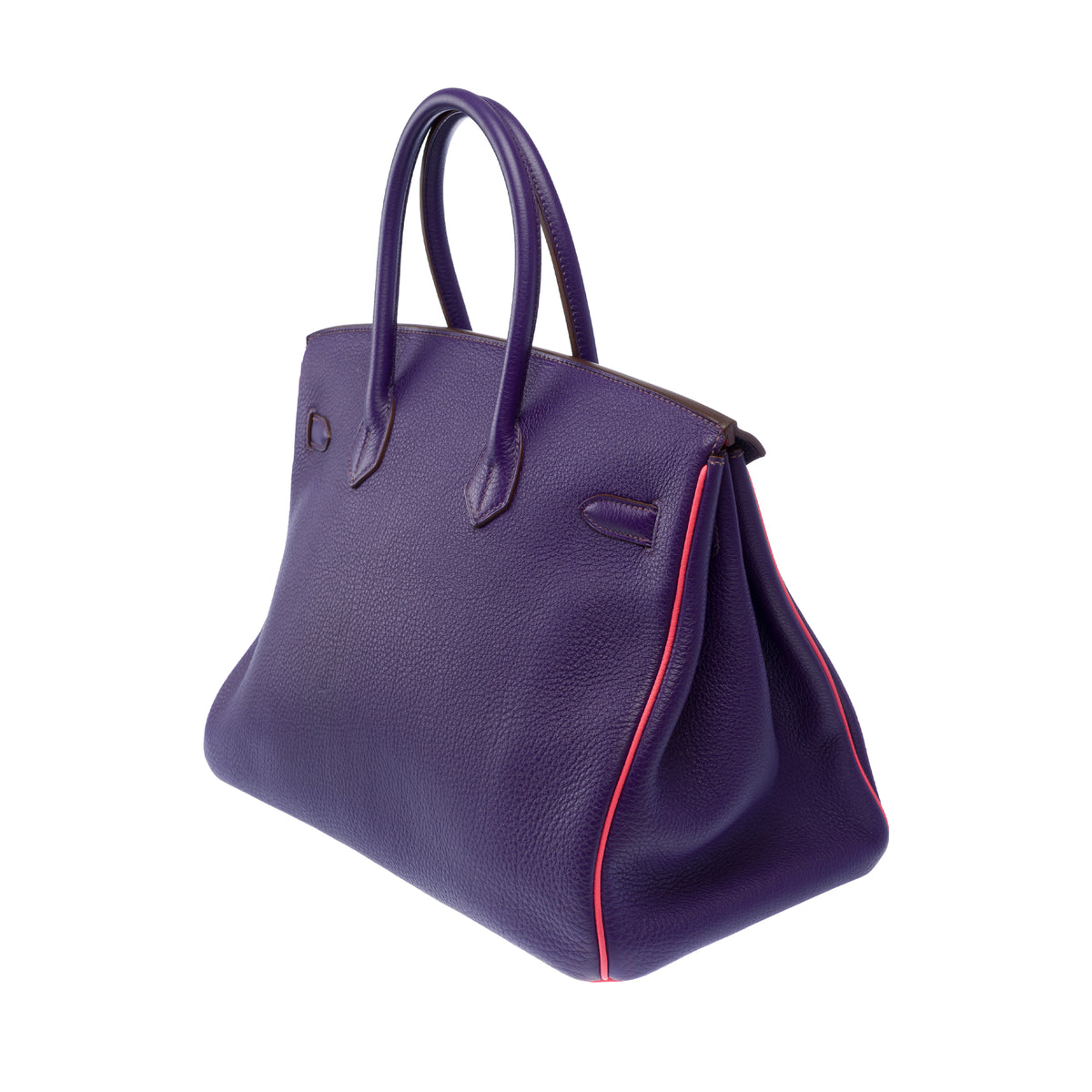 Sac HERMES Birkin 35 en Cuir Violet - 104062