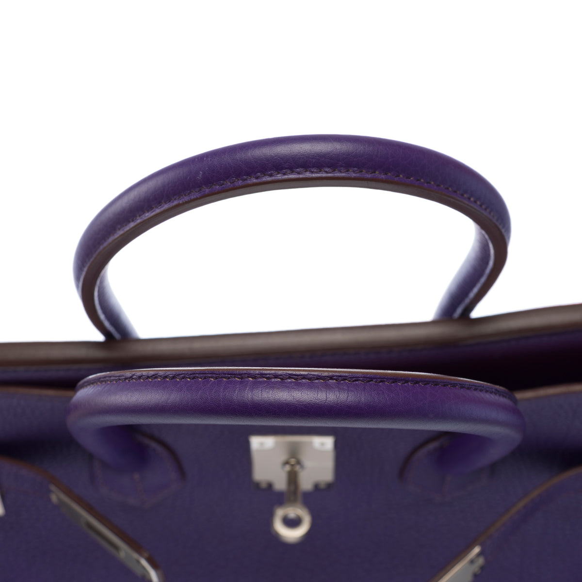 Sac HERMES Birkin 35 en Cuir Violet - 104062