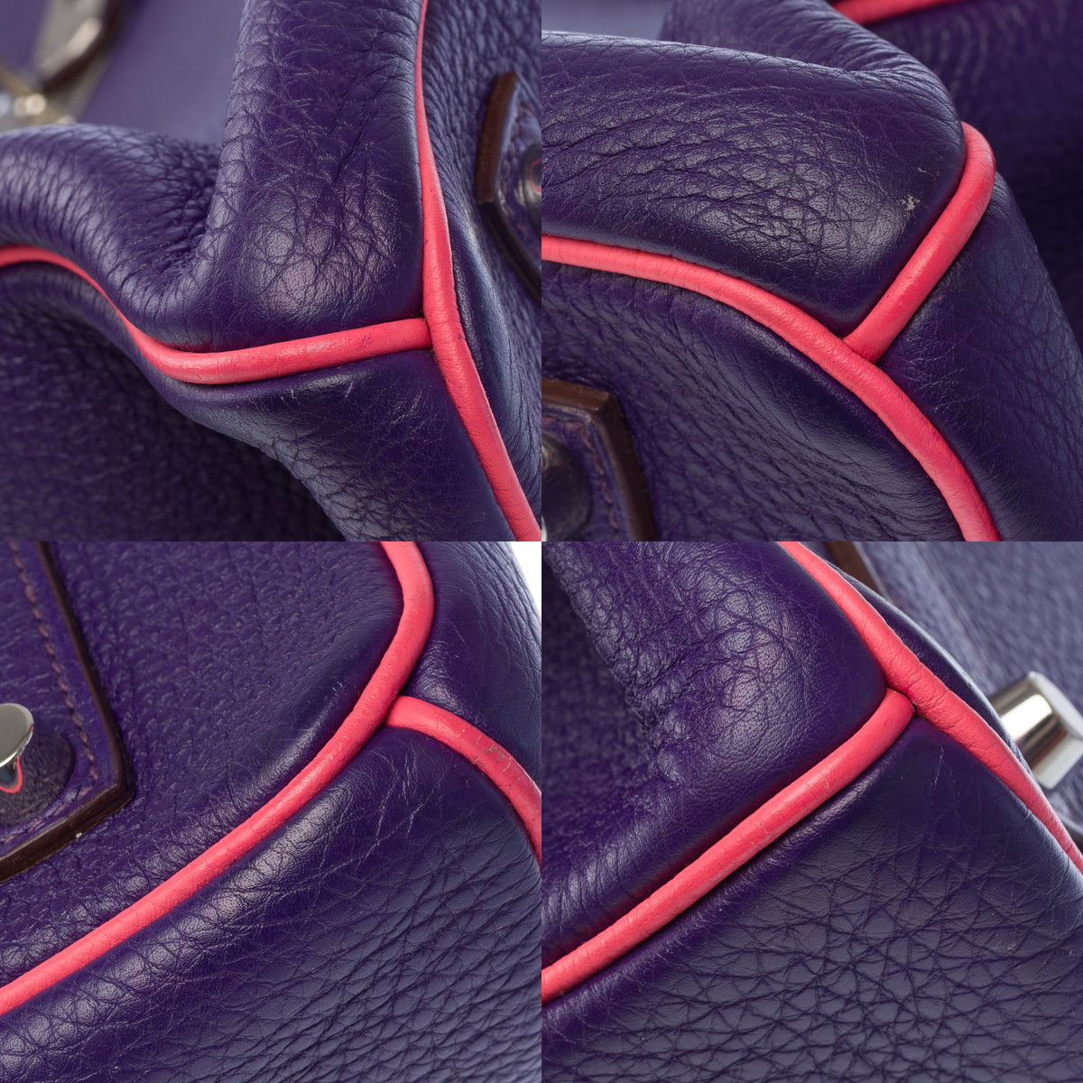 Sac HERMES Birkin 35 en Cuir Violet - 104062
