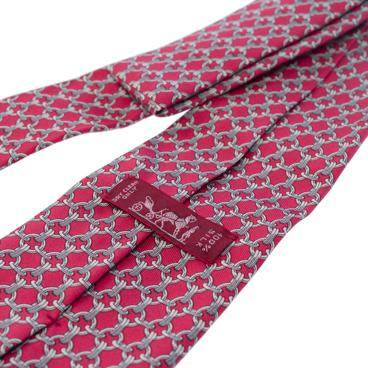 Accessoire HERMES en Soie Rouge - 104070