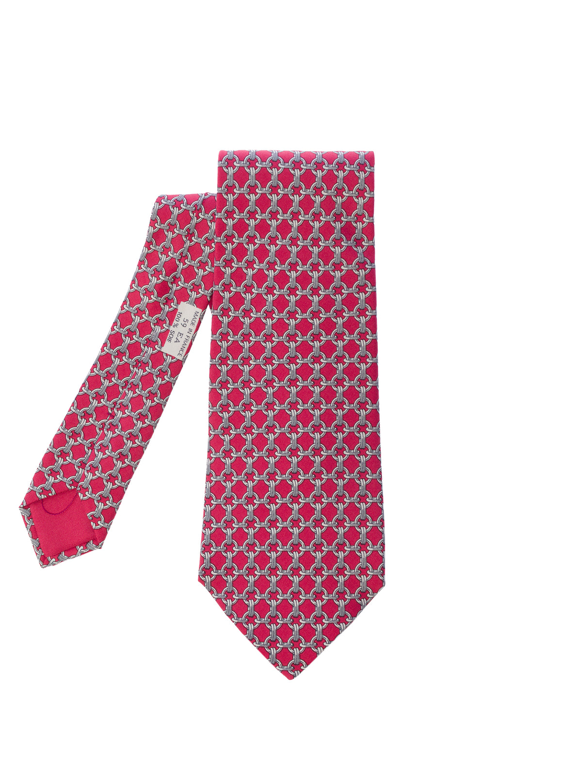 Accessoire HERMES en Soie Rouge - 104070