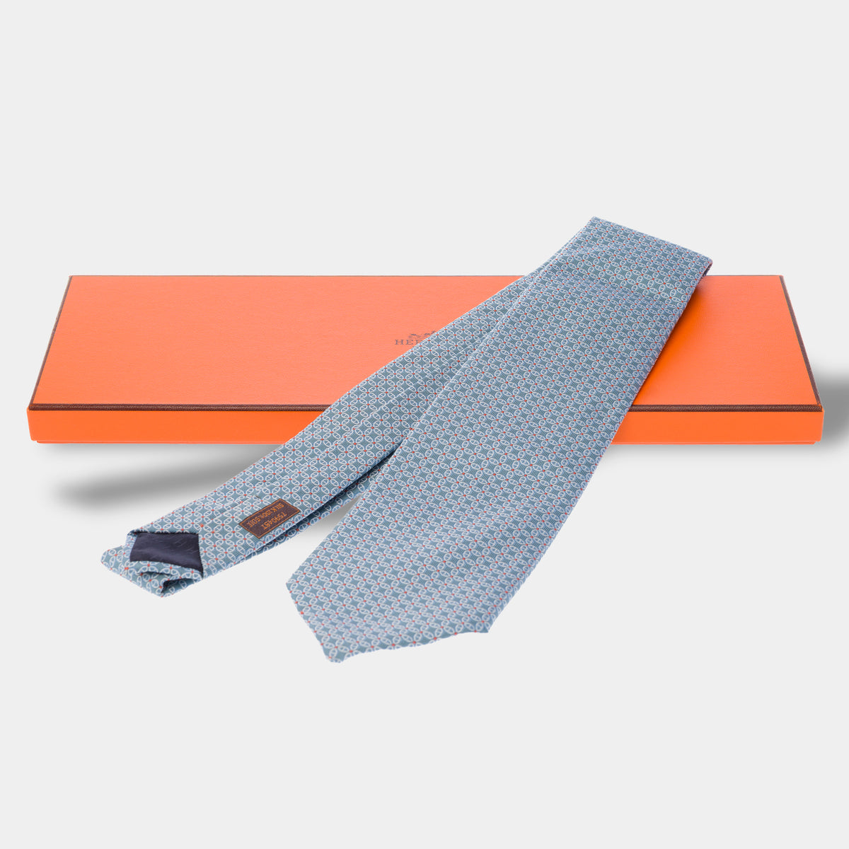 Accessoire HERMES en Soie Bleu - 104071