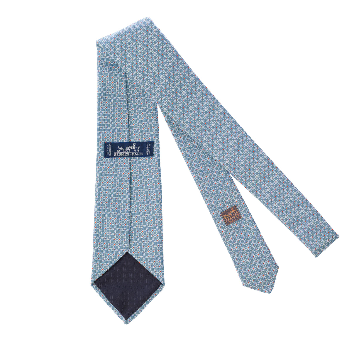 Accessoire HERMES en Soie Bleu - 104071
