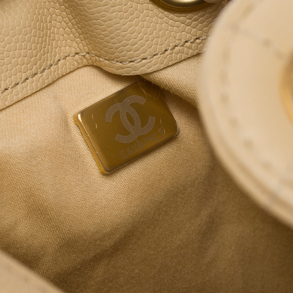 Sac CHANEL en Cuir Beige - 104054