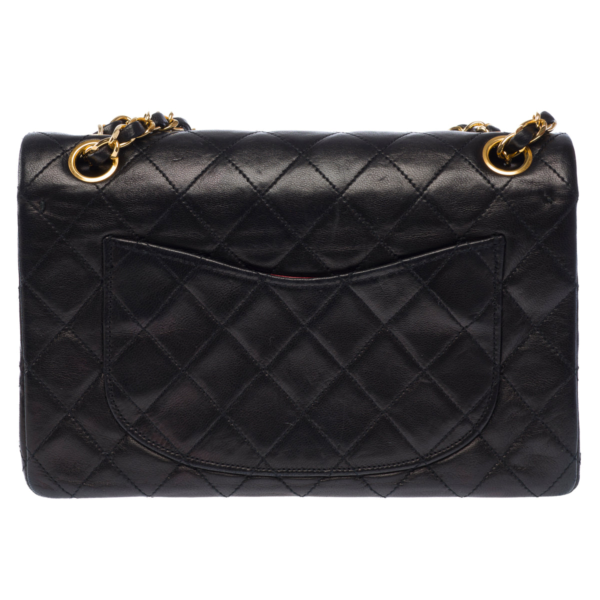 Sac CHANEL Timeless/Classique en Cuir Noir - 104066