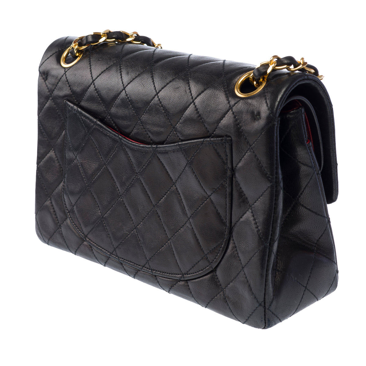 Sac CHANEL Timeless/Classique en Cuir Noir - 104066