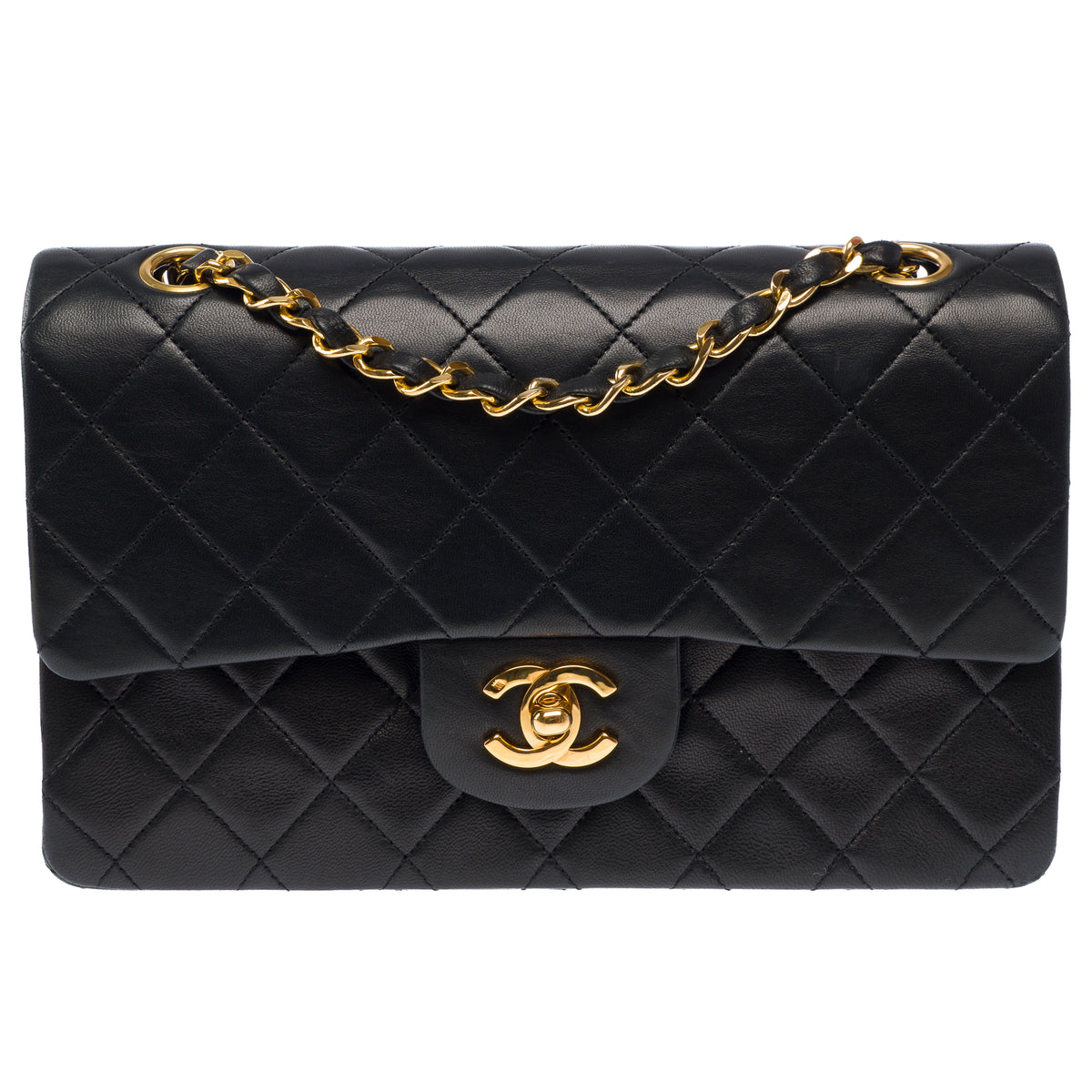 Sac CHANEL Timeless/Classique en Cuir Noir - 104065