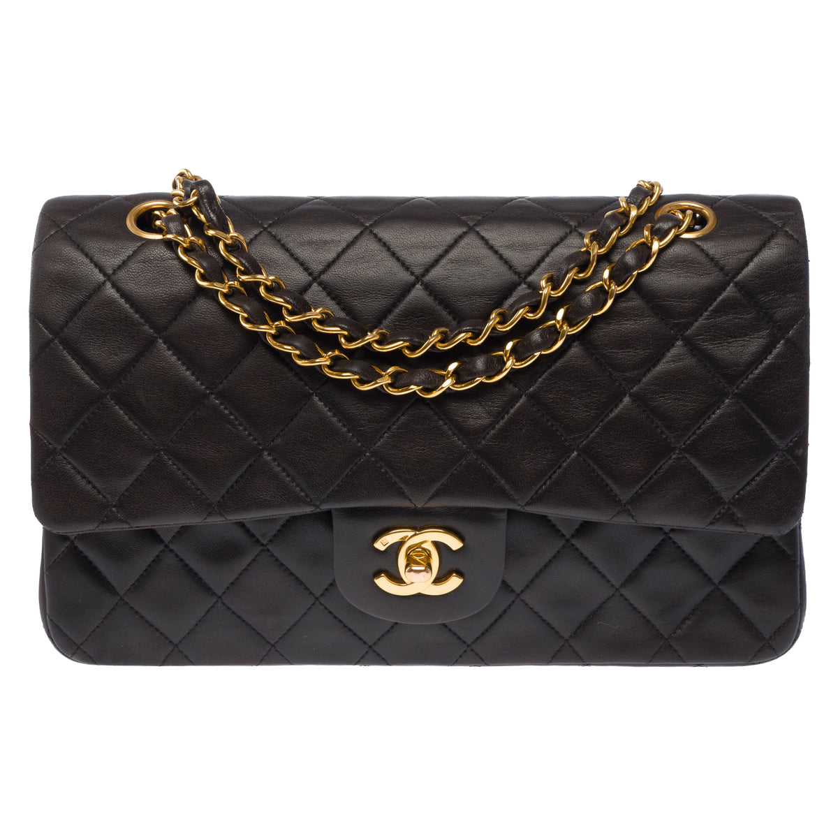 Sac CHANEL Timeless/Classique en Cuir Noir - 104067