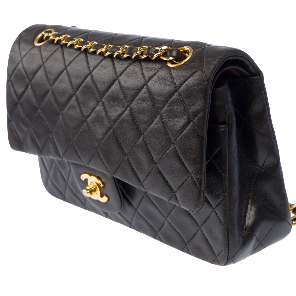 Sac CHANEL Timeless/Classique en Cuir Noir - 104067