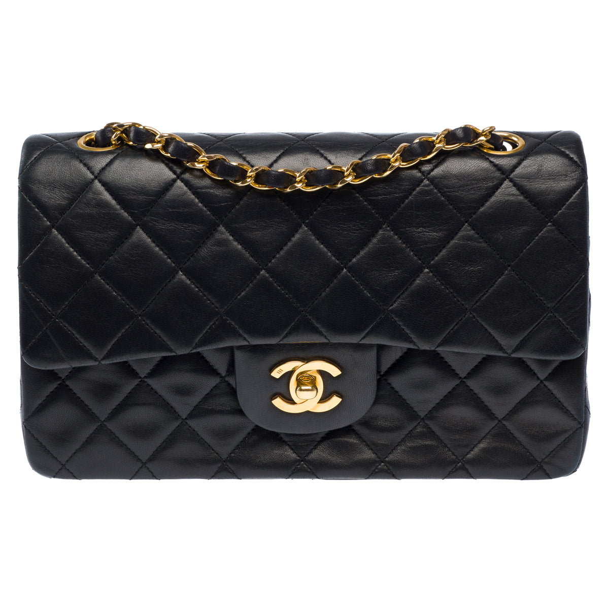 Sac CHANEL Timeless/Classique en Cuir Noir - 104059