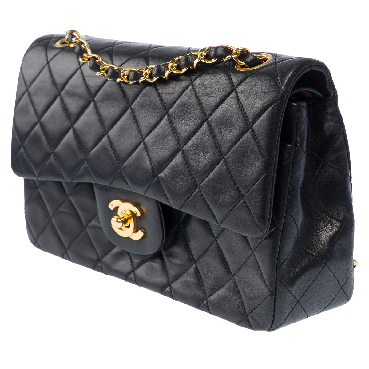 Sac CHANEL Timeless/Classique en Cuir Noir - 104059